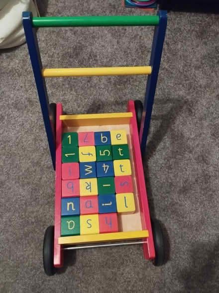 Photo of free Wooden toy trolley (Bn207qw) #2
