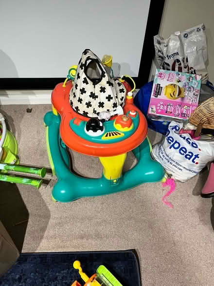 Photo of free Toy kitchen, easel, walker, bouncer (CR2) #4
