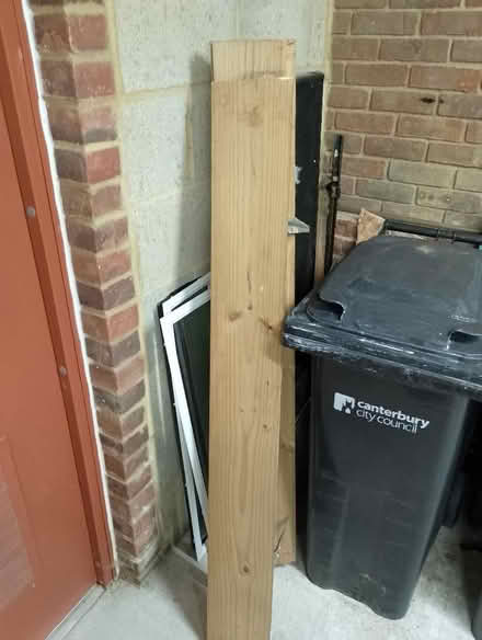 Photo of free Three Large Long Wooden Shelves (CT1) #2