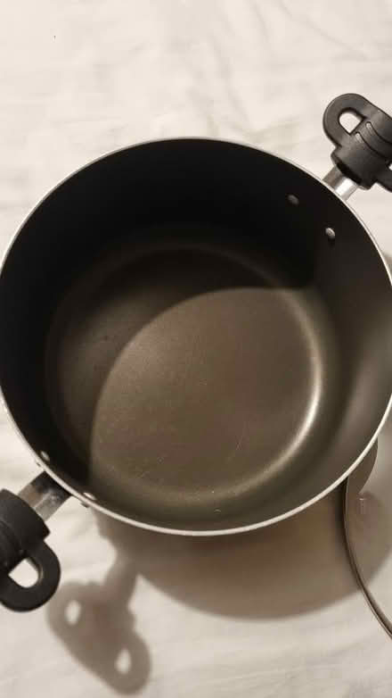 Photo of free Large double handed pan with lid (Withington) #3