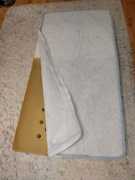 Photo of free Toddler's mattress and cover (New Malden KT3) #3