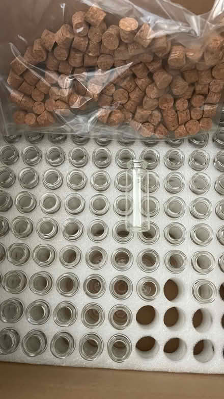Photo of free 15 ml viales with cork top (Bowie Highbridge) #1