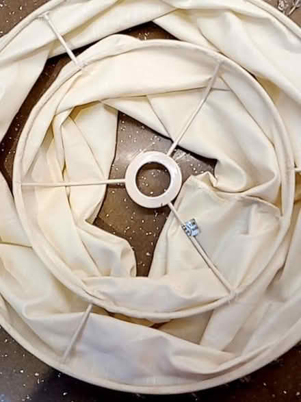 Photo of free Cream fabric lampshade (Weston) #2
