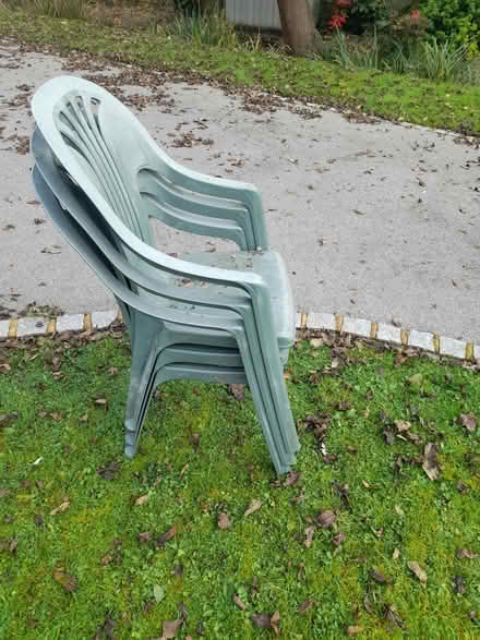 Photo of free Garden Chairs x 3 needs a little clean but fine (Downley HP13) #1