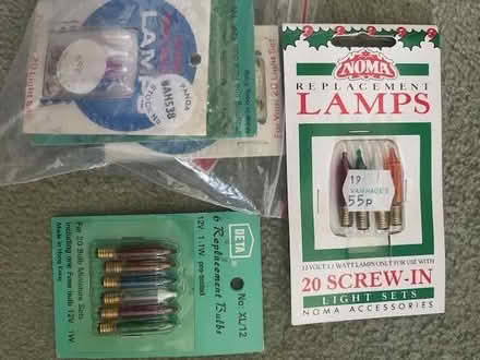 Photo of free Collection of vintage screw-in bulbs for old Christmas Tree (Leathley LS21) #1