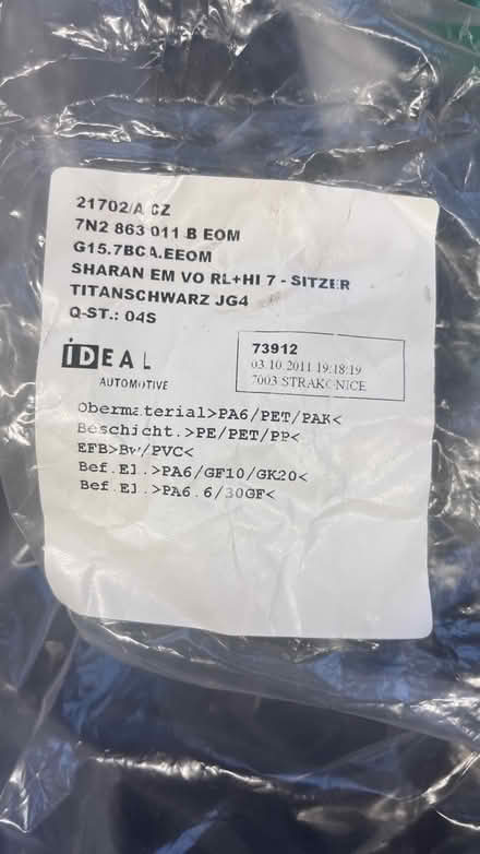 Photo of free VW Sharon/Seat Alhambra car mats (Shrewsbury) #1