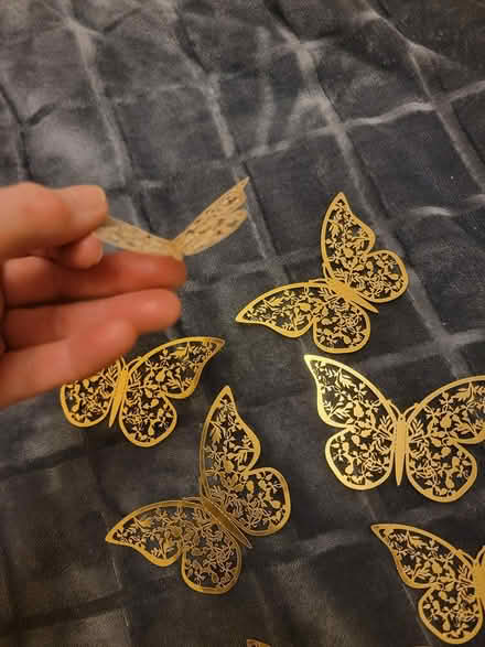 Photo of free Gold Colour Metal Butterflies (Isleworth TW7) #4