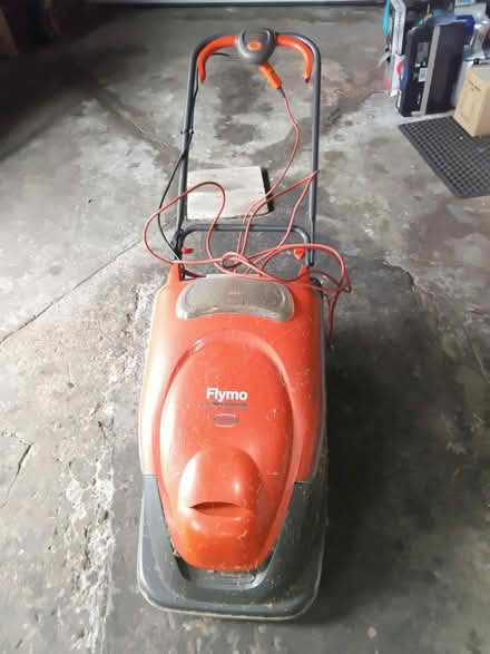 Photo of free Flymo 380 hover mower. Working (Heswall CH60) #1