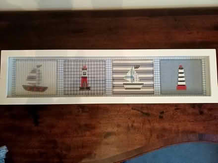 Photo of free Laura Ashely child nautical embroidered pocture in white fra (Moor Park HA6) #2