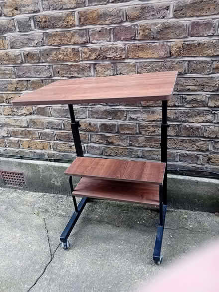 Photo of free Overbed/Sofa laptop table (oak) (New Malden KT3) #1