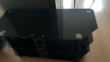 Photo of free Corner TV Stand- Black Glass (Polegate BN24) #4