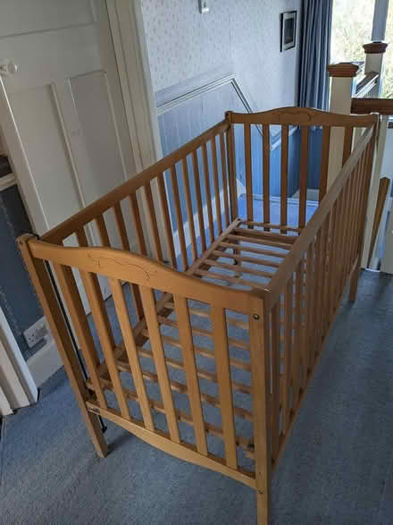 Photo of free Wooden cot (Parkstone) #1