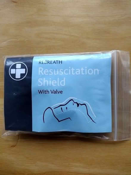 Photo of free New, unopened, First Aid resuscitation shield (New Malden KT3) #2