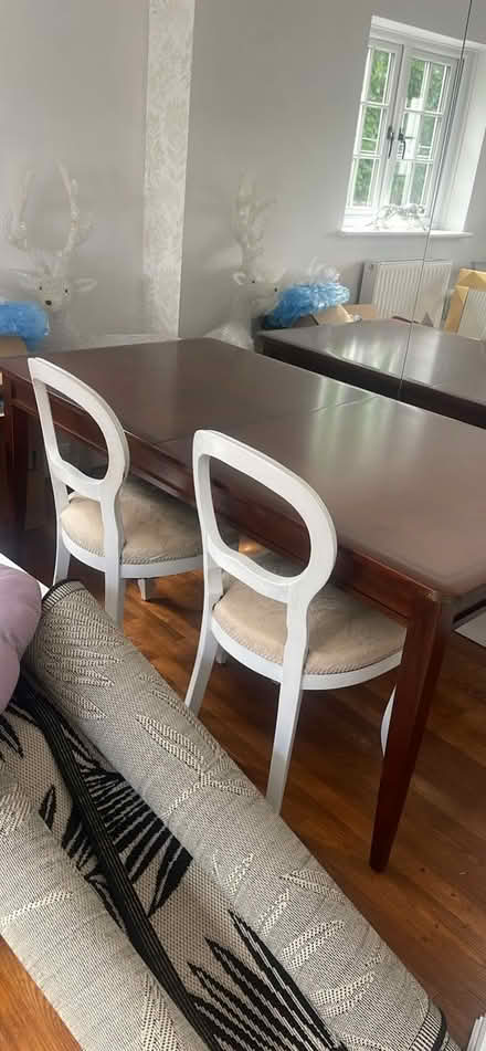Photo of free Rosewood dining table (Esher) #1