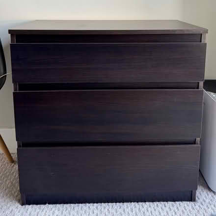 Photo of free Three drawer dresser (Edgewood (NE)) #1