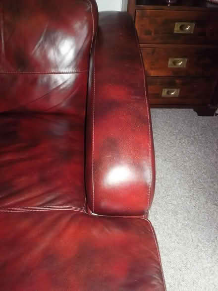 Photo of free Leather Lounger Sofa (DE12 6QS) #2