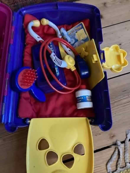 Photo of free Toy pet carrier and vet kit (Penrith CA11) #2