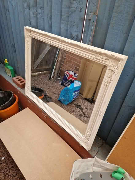 Photo of free White-framed mirror (Wyre Forest DY10) #1