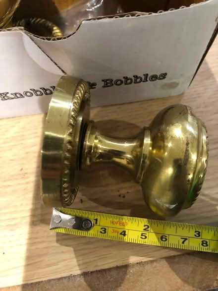 Photo of free Solid brass door knobs x4 (SG4 Hitchin) #3