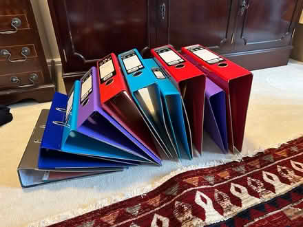 Photo of free Collection of 2-ring binders (Hammersmith W6) #3