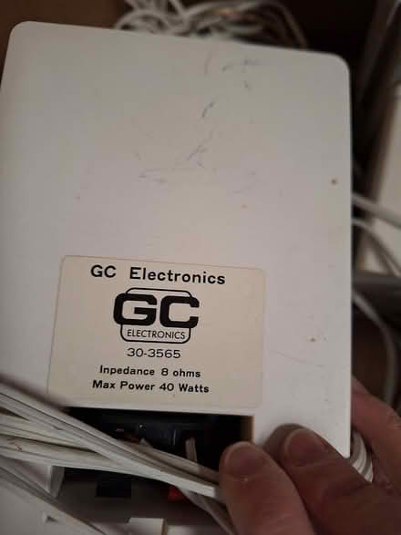 Photo of free GC electronics speakers 30-3565 (North Greenwood) #1