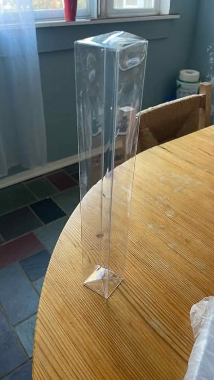 Photo of free Tall plastic clear box (Bowie Highbridge) #1