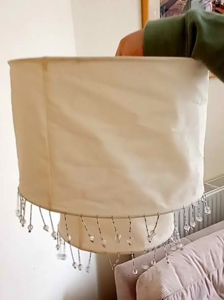 Photo of free Cream fabric lampshade (Weston) #1