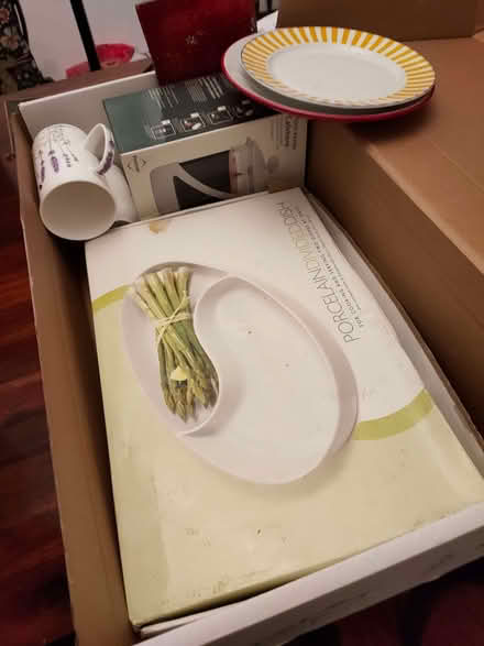 Photo of free Three boxes of cups, plates, jugs (Heaton Mersey SK4) #3