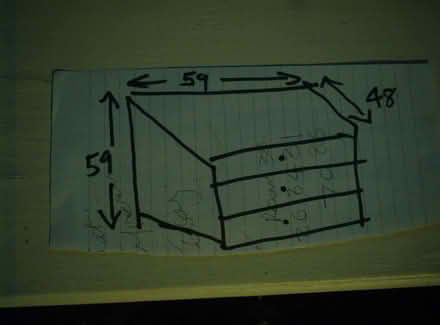 Photo of free wooden drawers, painted white (Lewes BN7) #2