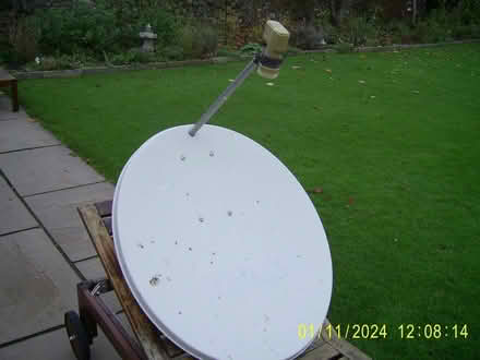 Photo of free 75cm diameter satellite dish with Quad LNB (Great Asby CA16) #1