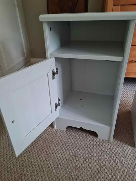 Photo of free Pair white IKEA bedside tables (Banstead, SM7) #2