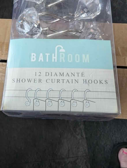 Photo of free Shower curtain hooks (Chessington KT9) #2