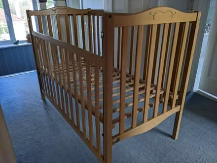 Photo of free Wooden cot (Parkstone) #2