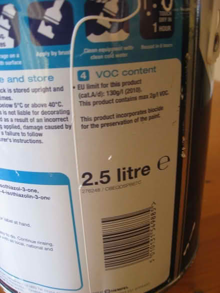 Photo of free White paint for indoor woodwork or metal (IP5) #2