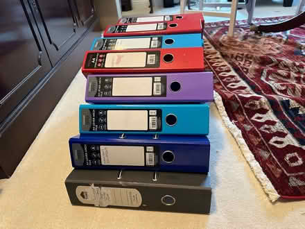 Photo of free Collection of 2-ring binders (Hammersmith W6) #2