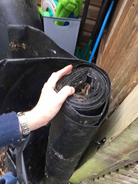 Photo of free Roll of heavy duty black plastic (New Marston OX3) #1