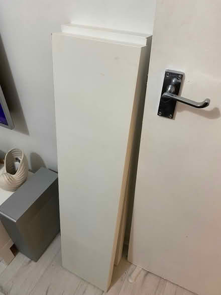 Photo of free 2 Lack ikea shelves white (Southfields SW18) #1