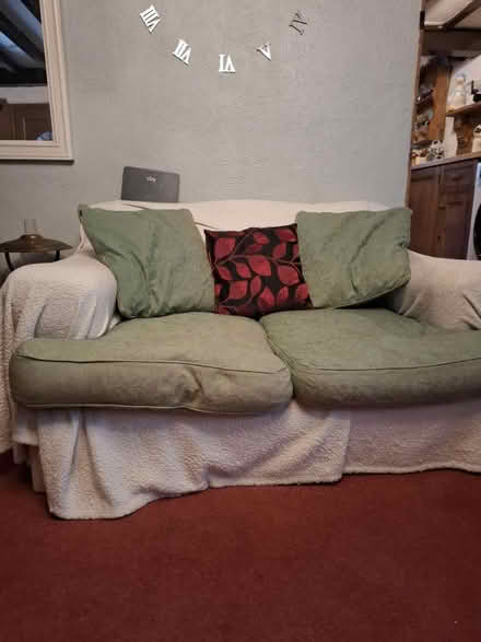 Photo of free 2 seater sofa (Denbigh) #1