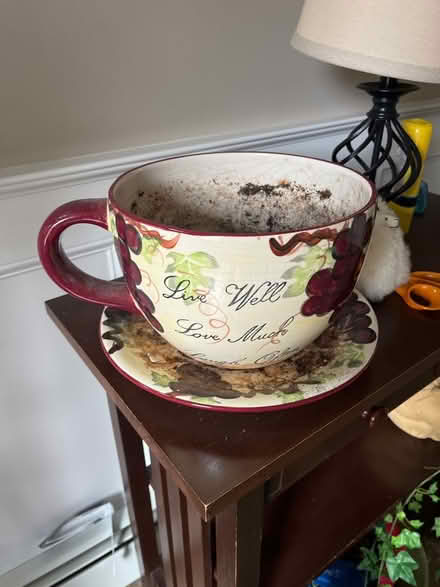 Photo of free Ceramic planter (Wayland (near Claypit Hill)) #1