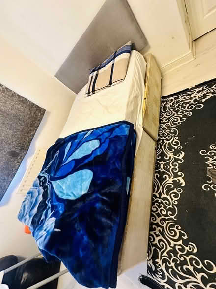 Photo of free Double bed frame with mattress (LU5) #2