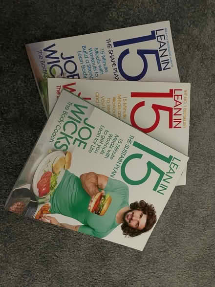 Photo of free Lean in 15 books x 3 (Birmingham Stirchley B30) #1