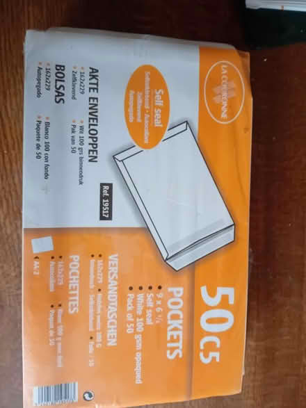 Photo of free C5 envelopes x50, for A5/folded A4 (Ipswich IP4 5) #1