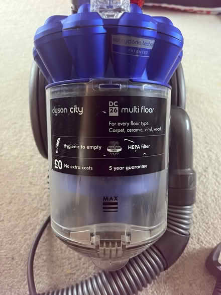 Photo of free Dyson City Hoover DC26 (GU1, Warren Road, Guildford) #3