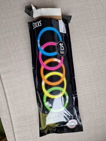 Photo of free 15 Unused Glow Sticks (Woking GU22 9) #1