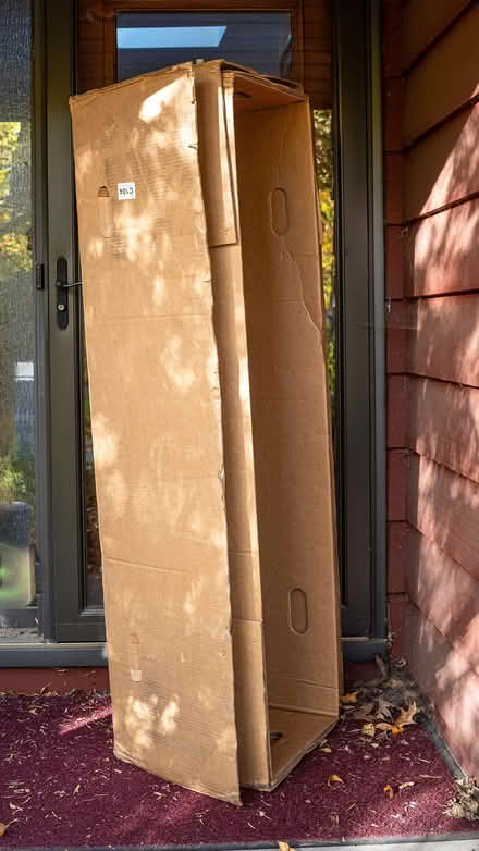 Photo of free Large cardboard box 65 1/2" (near west side of Madison) #1