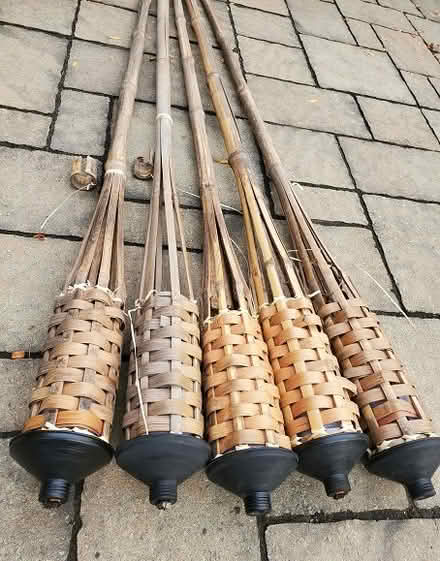 Photo of free Bamboo Tiki Torches - Set of 5 (Mooney's Bay) #4