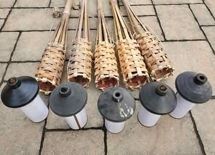 Photo of free Bamboo Tiki Torches - Set of 5 (Mooney's Bay) #2