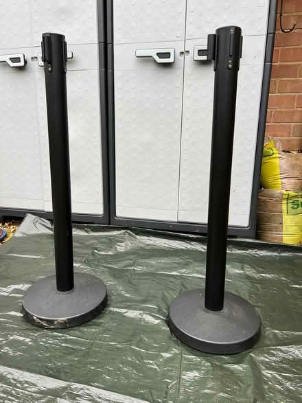 Photo of free Retractable belt barrier (2 poles) (Blaby, Leicestershire LE8) #3
