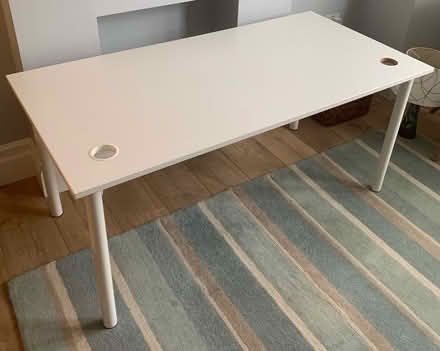 Photo of free White office desk (Mitcham's Corner CB4) #1