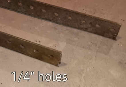 Photo of free Steel shelf/desk brackets (19095) #2